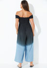 Cece Ombre Jumpsuit Cover Up, , on-hover image number null