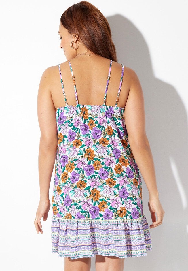 Ruffle Trim Tunic, , on-hover image number null