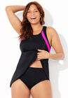 High Neck Two Piece Racerback Swimdress, , alternate image number null