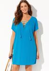 Esme Lace Up Cover Up Dress, , alternate image number null