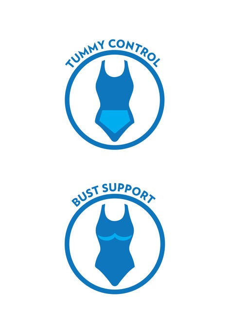 Princess Seam Swimdress, , alternate image number null