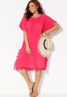 Everly Pom Pom Cover Up Tunic, , alternate image number null