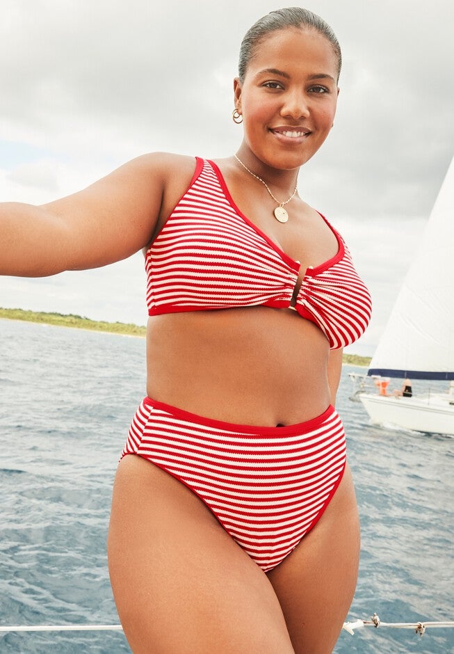 Metallic Lurex U-Wire Bikini Set, , hi-res image number null