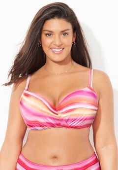 Ruler Bra Sized Underwire Bikini Top