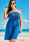 Jenna Bandeau Cover Up Dress, SURF, hi-res image number null