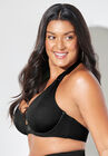 Loop Strap Underwire Halter Bikini Top, , alternate image number null