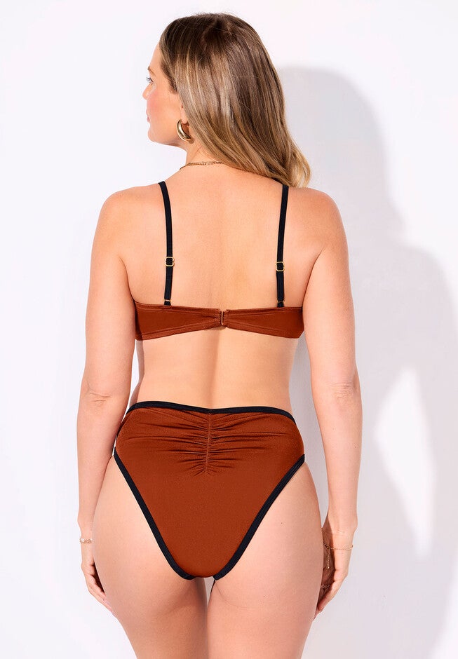 Shirred Underwire Bikini Set, , on-hover image number null