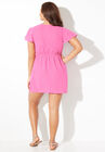 Button Front Flutter Sleeve Tunic, , on-hover image number null
