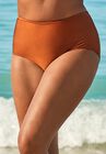 Sleek High Waist Bikini Bottom, COPPER, hi-res image number 0
