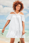 Keira Flounce Dress, WHITE, hi-res image number null