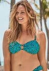 Fierce Keyhole Bandeau Bikini Top, , alternate image number null