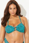Fierce Keyhole Bandeau Bikini Top, , alternate image number null