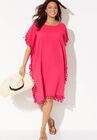 Everly Pom Pom Cover Up Tunic, , alternate image number null
