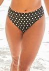 Executive Bikini Bottom, BLACK WHITE POLKA DOT, hi-res image number null