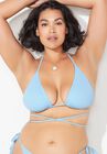 The Veronica Reversible Crisscross Triangle Top, , alternate image number null