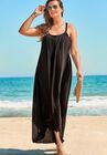Candance Braided Cover Up Maxi Dress, BLACK, hi-res image number null
