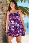 Princess Seam Swimdress, , alternate image number null