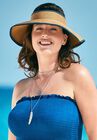 Halo Sun Hat with Trim, , alternate image number null