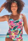 Sweetheart Tankini Top, OLIVE PALM, hi-res image number 0
