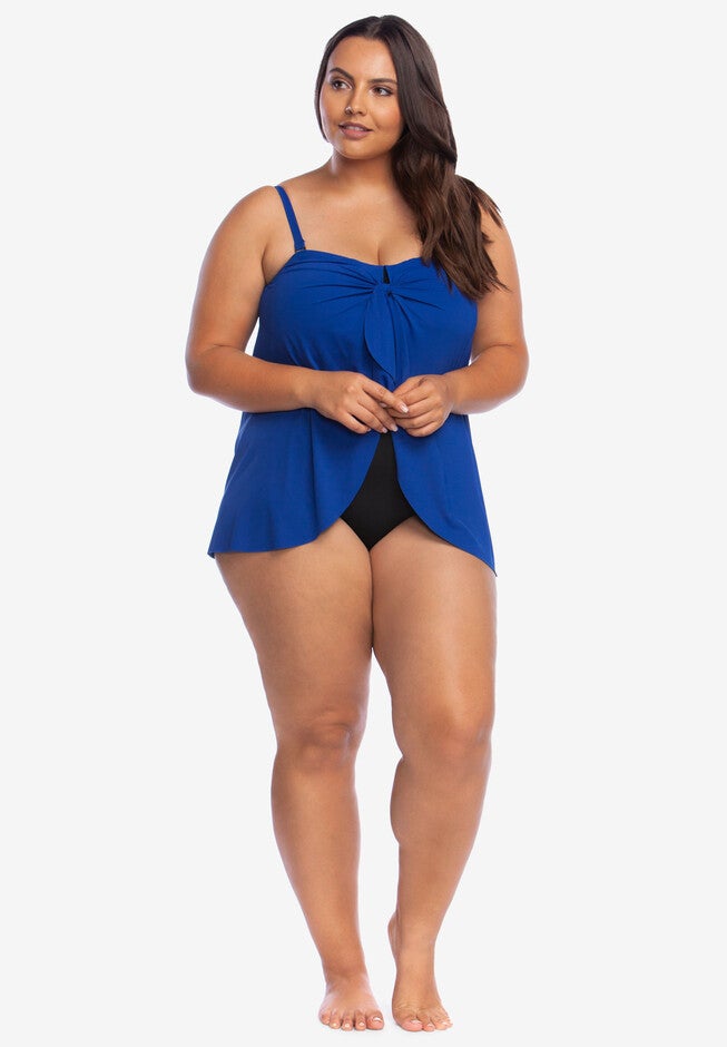 Flyaway One-Piece by Chaps, DEEP OCEAN BLUE, hi-res image number null