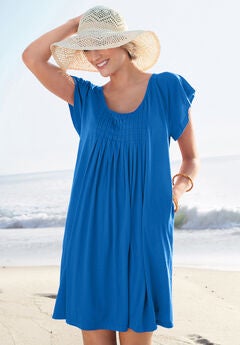 Box-Pleat Cover Up