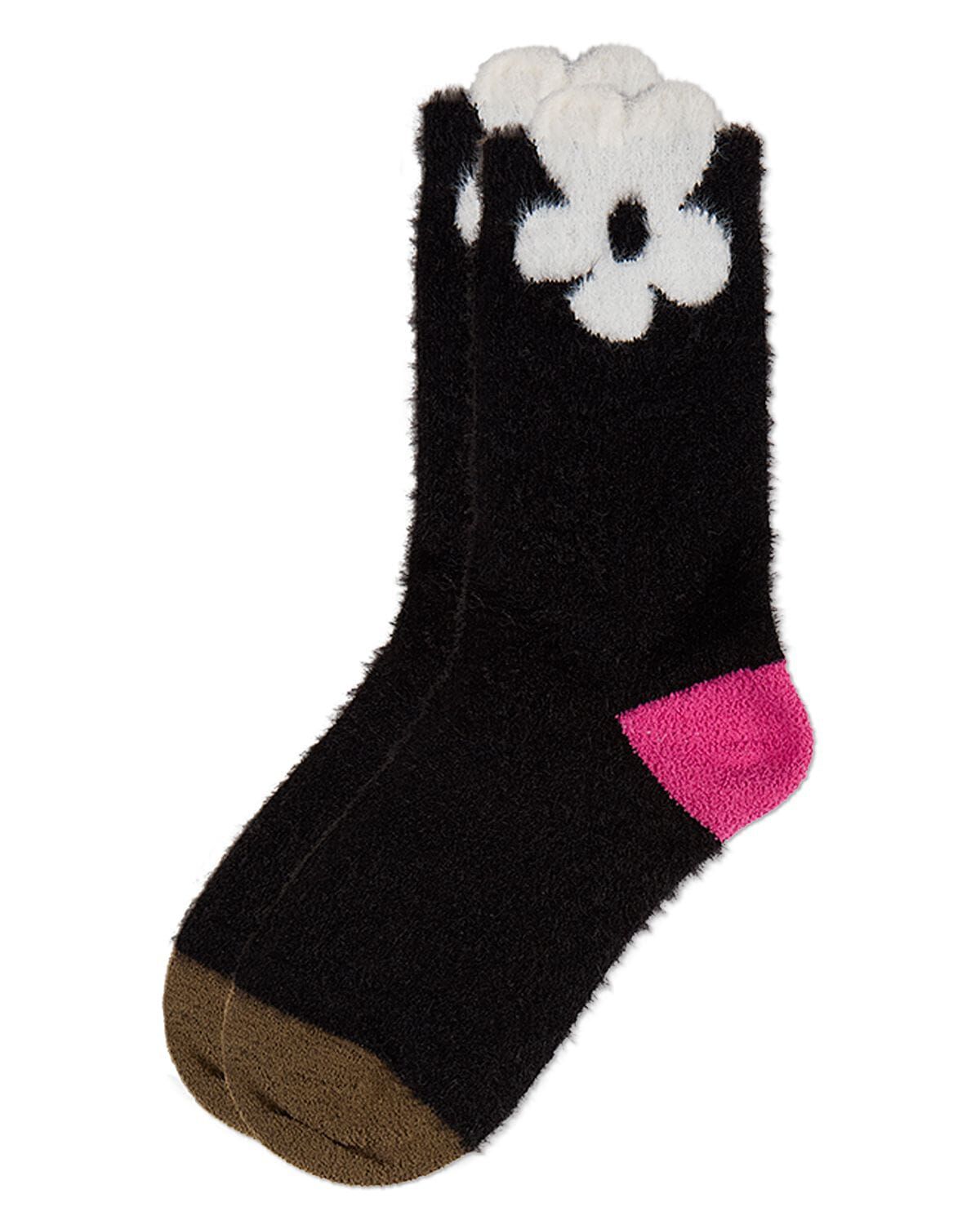 Floating Daisy Plush Crew, BLACK, alternate image number 2