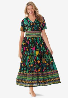 Long Crinkle Cotton Lounger