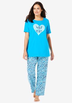 Graphic Tee PJ Set
