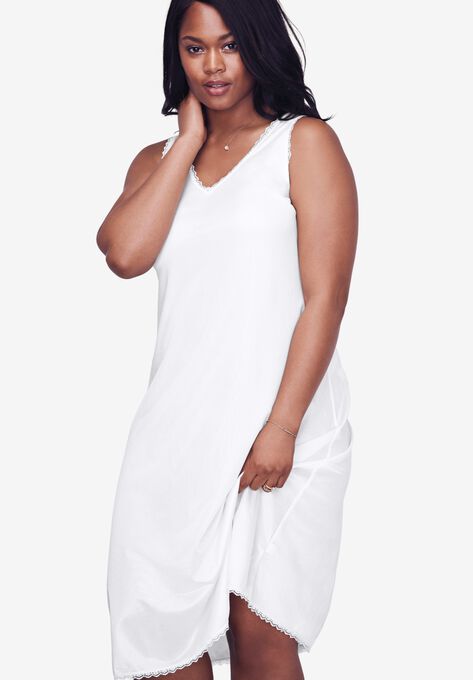 Lace-Trim Slip , , on-hover image number null