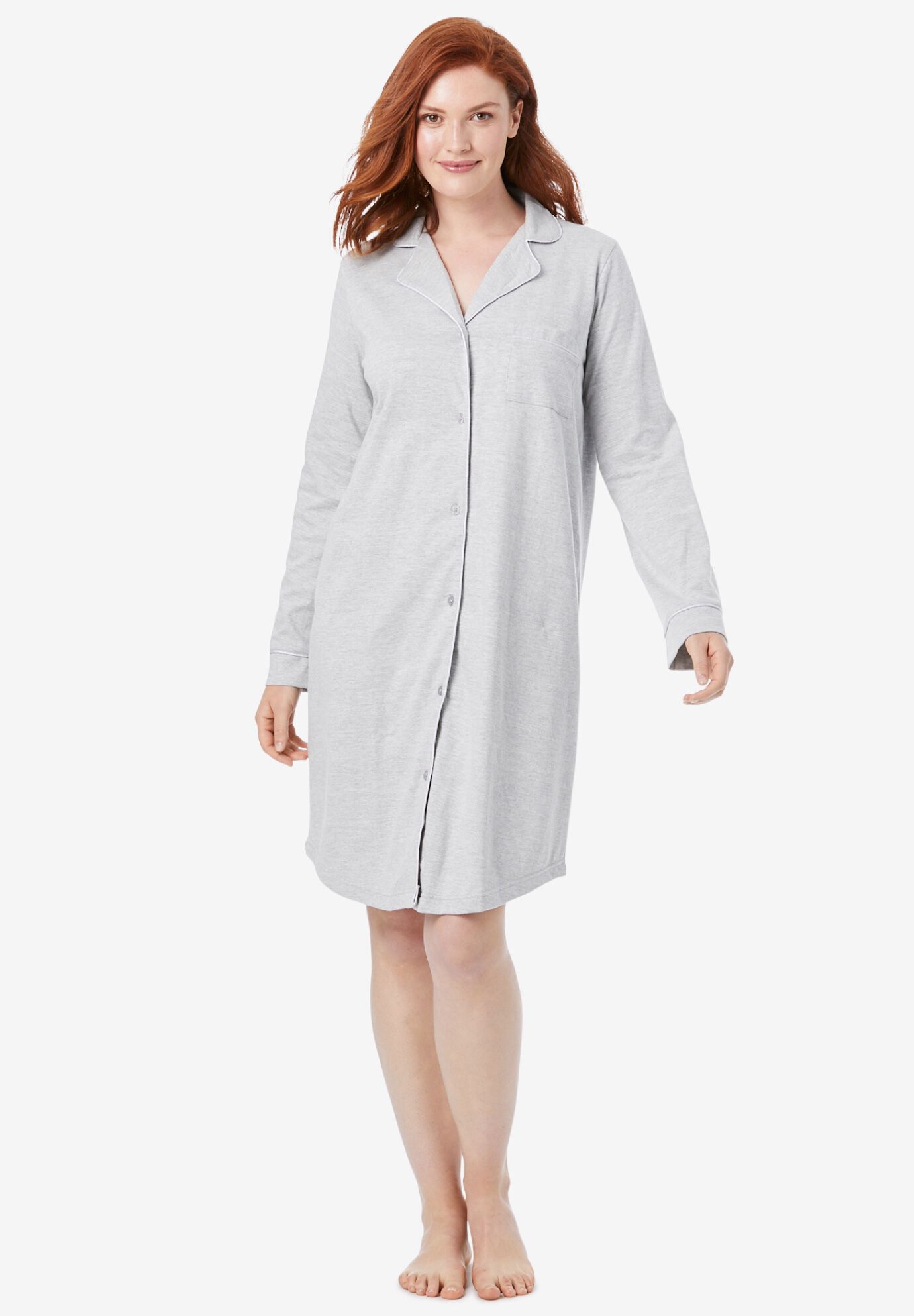 Knit sleep shirt clearance