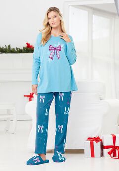 Long Sleeve Knit PJ Set
