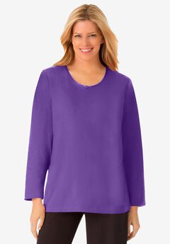 Satin Trim Sleep Tee