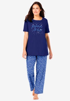 Graphic Tee PJ Set