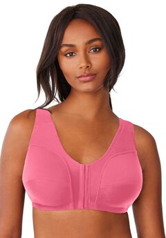3-Pack Front-Close Cotton Wireless Bra
