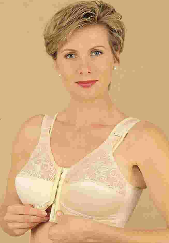 Comfortable Jodee Comfort Plus Bra, White Roaman's