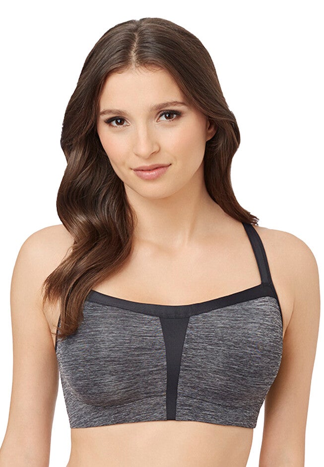 Hi-Impact Sports Bra, CHARCOAL, hi-res image number 0