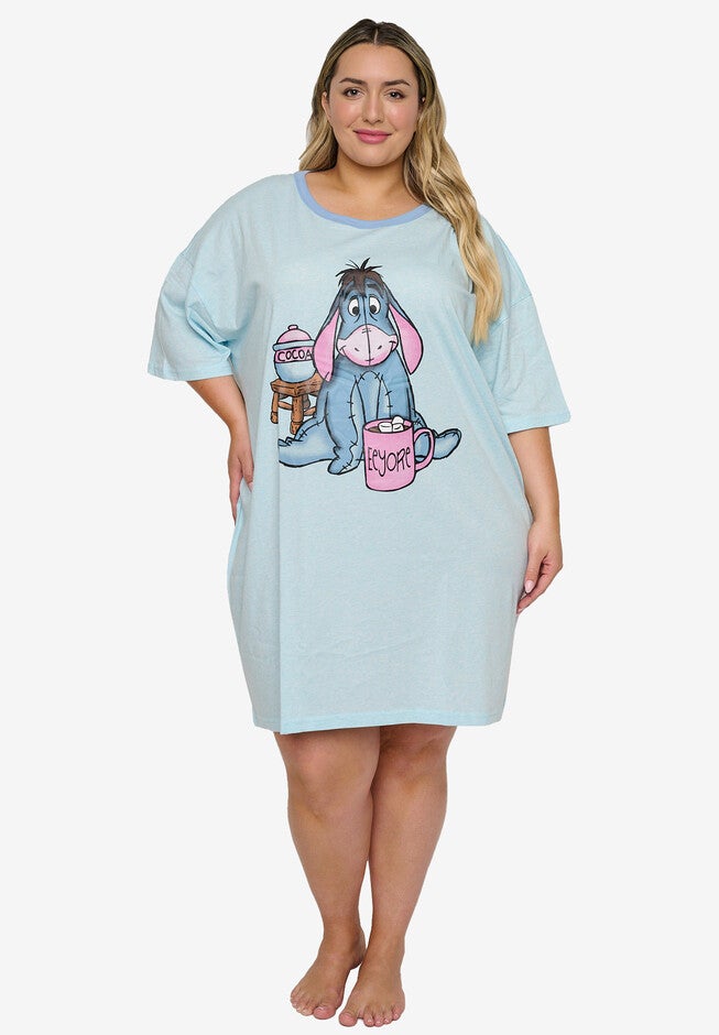 Disney Eeyore Sleep Night Pajamas T-Shirt, , alternate image number 2