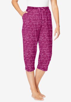 Plus Size Capri Lounge Pants
