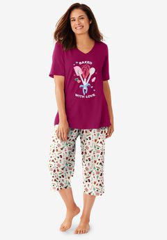 2-Piece Capri Cotton PJ Set