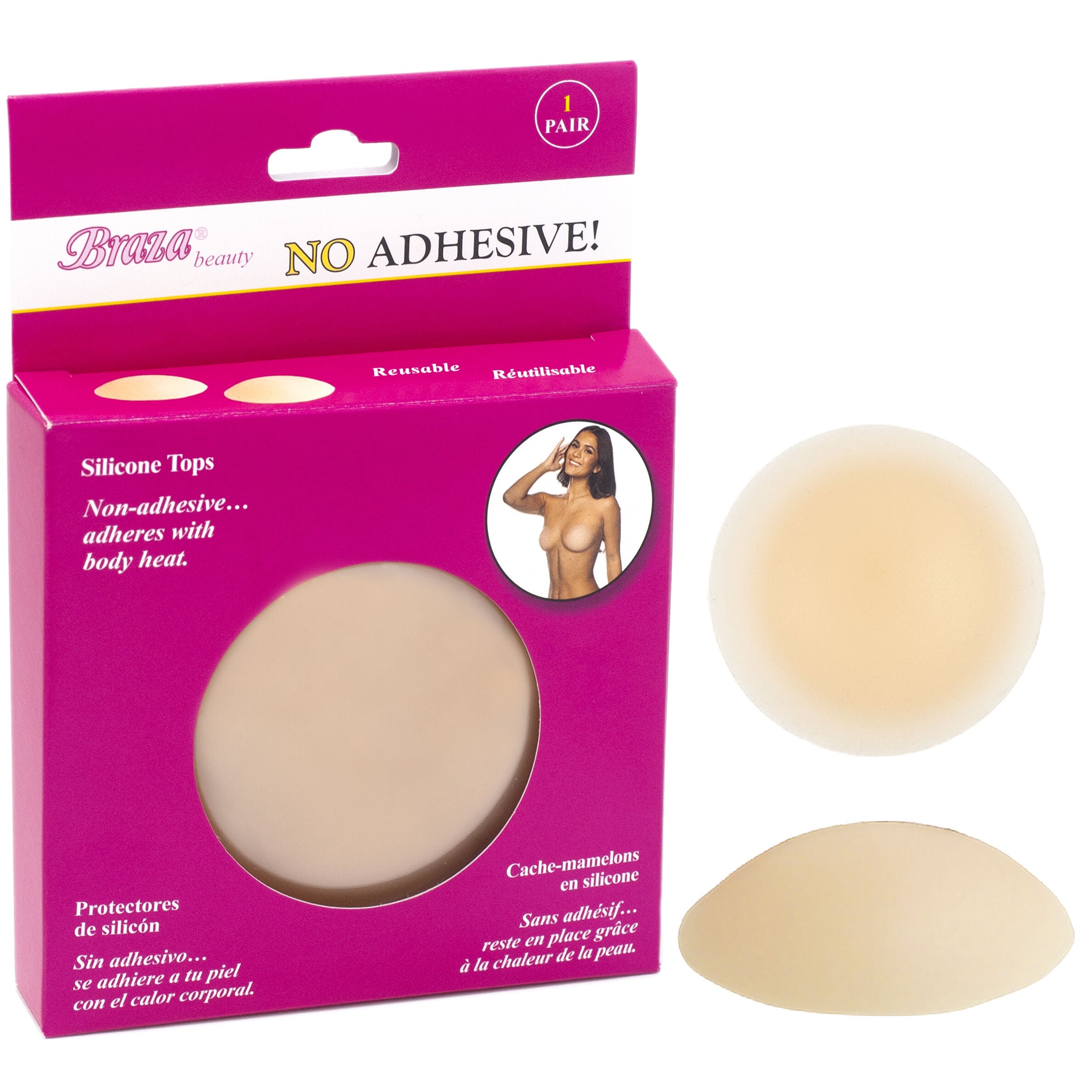 No Adhesive Petal Top, BEIGE, hi-res image number 0