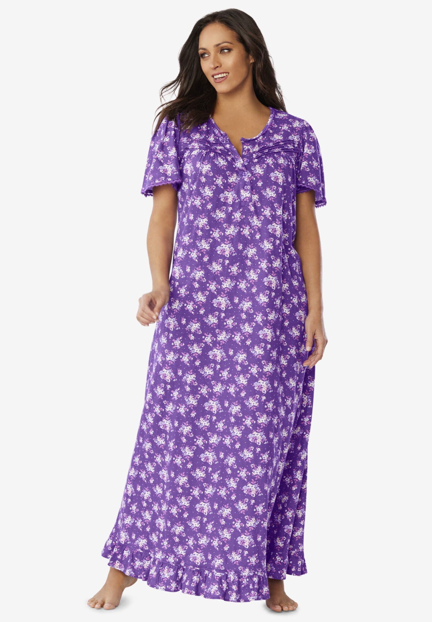 Romans plus size nightgowns Clearance