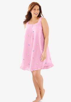 Short Embroidered Nightgown