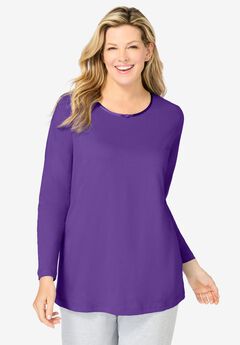 Satin Trim Sleep Tee