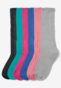 6-Pack Rib Knit Socks