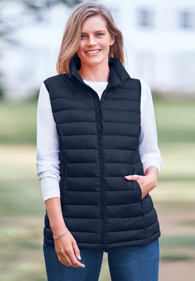 Packable Puffer Vest, , alternate image number null