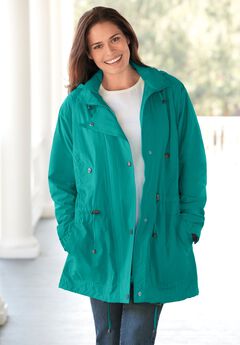 Taslon® Anorak Jacket with Removable Fleece Lining