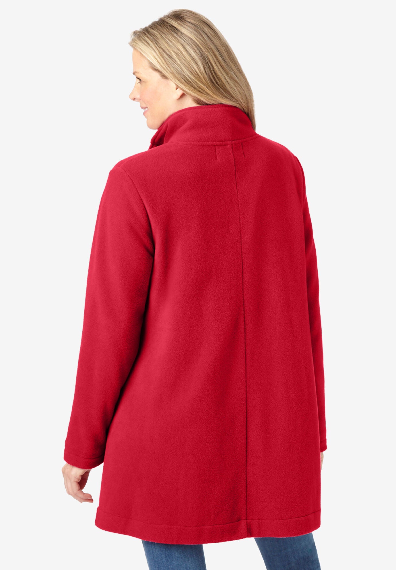 Funnel neck on sale swing coat