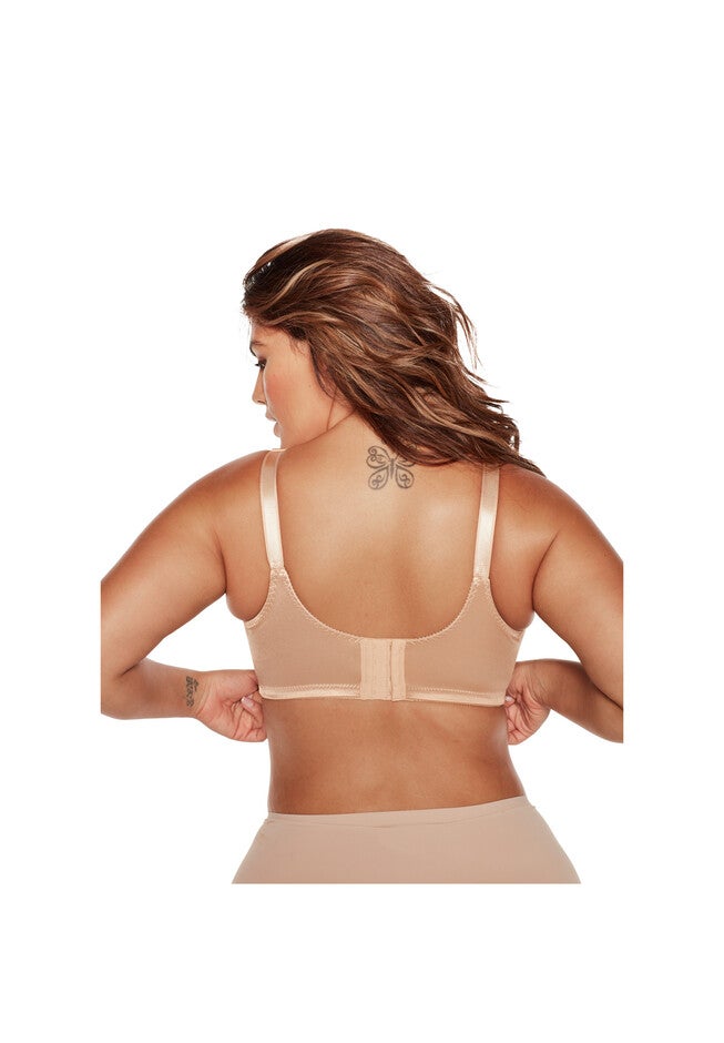 Bali Double Support Tailored Wireless Lace Up Front Bra 3820 - Macy's