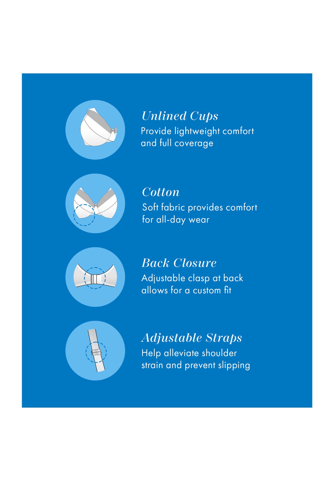 Bestform 5006715 Satin Trim Wireless Cotton Bra With Unlined Cups, , alternate image number 4