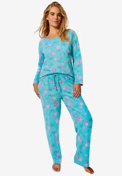 Avenue Body Three-Quarter Sleeve Pajama Set